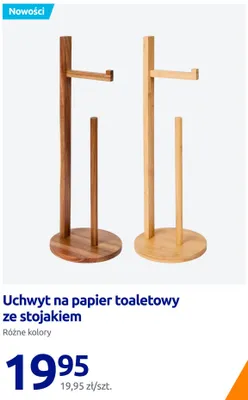 Uchwyt na papier toaletowy ze stojakiem promocja w Action