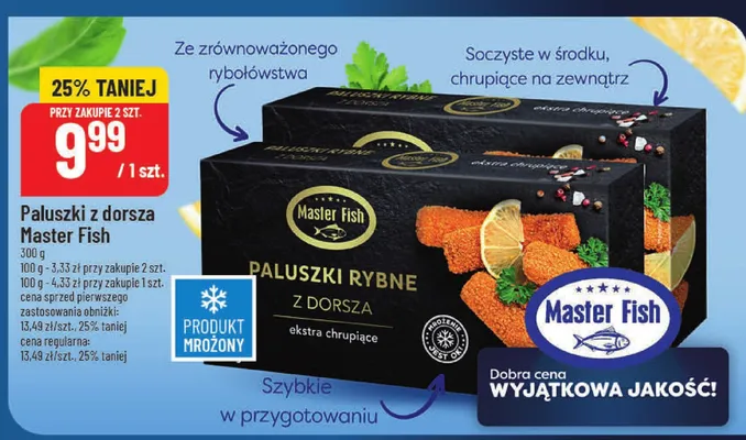 Paluszki z dorsza promocja w POLOmarket