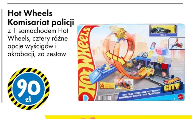 Komisariat policji Hot Wheels promocja w Tedi