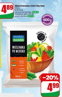 Mieszanka po włosku Mroźny Ogród promocja w Dino