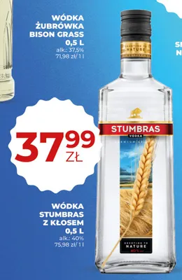 Wódka Stumbras z Kłosem promocja w Duży Ben