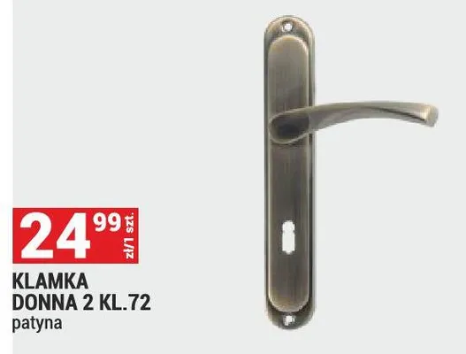 Klamka DONNA 2 KL.72 promocja w Merkury Market