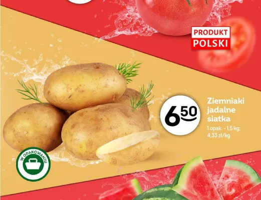 Ziemniaki jadalne siatka promocja w Żabka