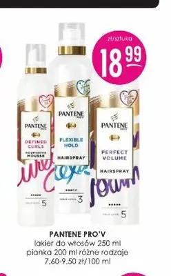 Lakier do włosów Pantene Pro-V promocja w Drogerie Jasmin