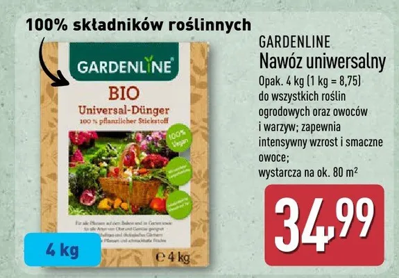 Nawóz uniwersalny promocja w Aldi