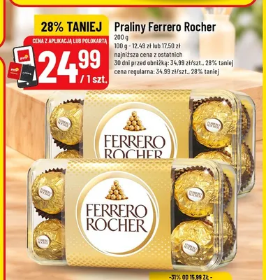 Praliny Ferrero Rocher promocja w POLOmarket