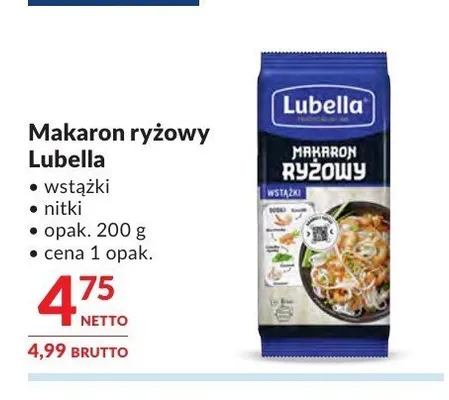 Makaron ryżowy Lubella nitki promocja w Makro
