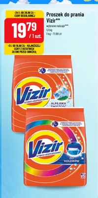 Proszek do prania Vizir Alpejska Świeżość promocja w POLOmarket