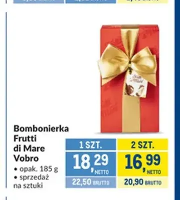 Bombonierka Frutti di Mare Vobro promocja w Makro