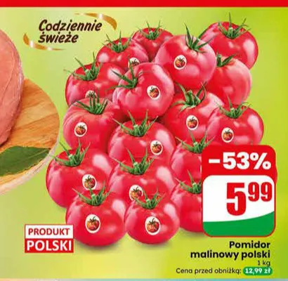 Pomidor malinowy polski promocja w Dino