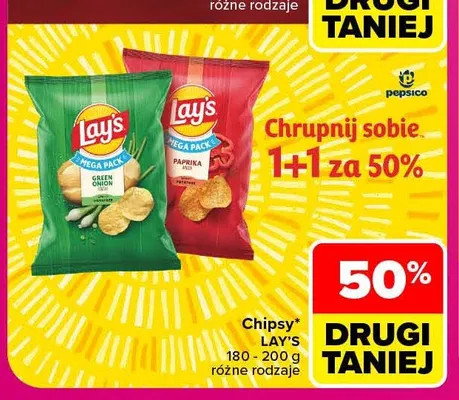 Chipsy Lay's Paprika promocja w Carrefour Market