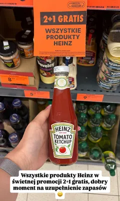 Ketchup Heinz Tomato promocja w Biedronka