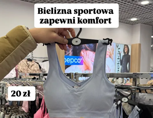 Biustonosz sportowy promocja w Pepco