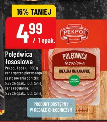 Polędwica łososiowa Pekpol promocja w POLOmarket