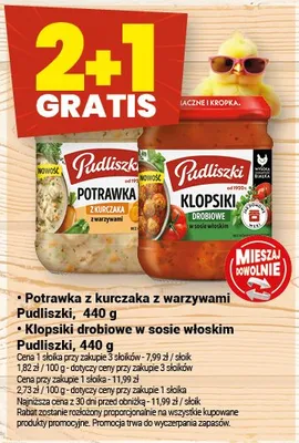 Potrawka z kurczaka z warzywami, klopsiki drobiowe w sosie włoskim promocja w Twój Market