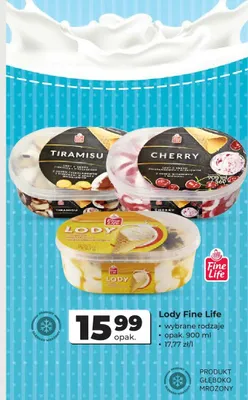 Lody Tiramisu Fine Life promocja w Odido