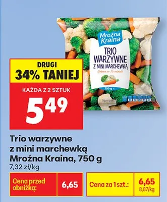 Trio warzywne z mini marchewką promocja w Biedronka