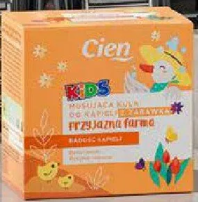 Musująca kula do kąpieli Cien Kids Przyjazna farma promocja w Lidl