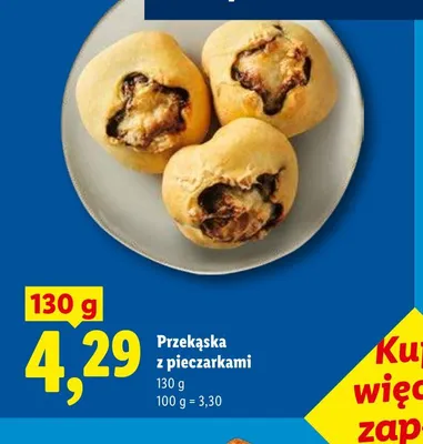 Przekąska z pieczarkami promocja w Lidl
