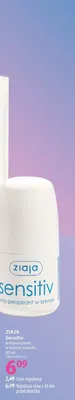 Antyperspirant w kremie damski Ziaja Sensitiv promocja w Hebe