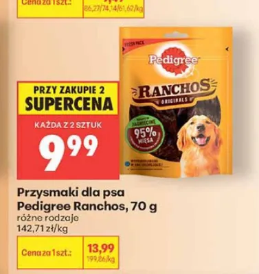 Przysmaki dla psa Pedigree Ranchos Originals z kurczakiem promocja w Biedronka
