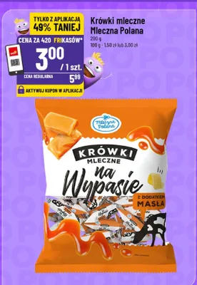 Krówki mleczne Mleczna Polana promocja w POLOmarket