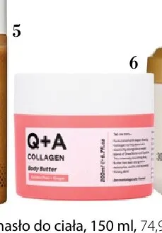 Kolagenowe masło do ciała Collagen Q+A promocja w Hebe