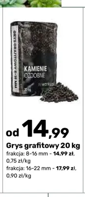 Grys grafitowy 20 kg frakcja 8-16 mm promocja w Bricomarche
