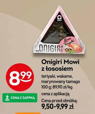 Onigiri Mowi z łososiem wakame promocja w Żabka
