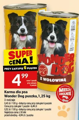 Karma dla psa Wonder Dog puszka promocja w Twój Market