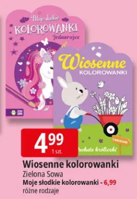 Kolorowanka Wiosenne promocja w Leclerc