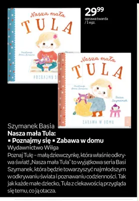 Książka Nasza mała Tula Zabawa w domu Basia Szymanek promocja w Empik