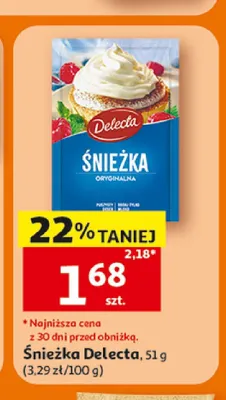 Śnieżka Delecta promocja w Auchan