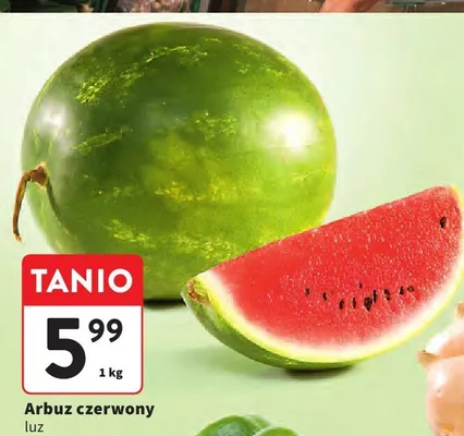 Arbuz czerwony luz promocja w Intermarche