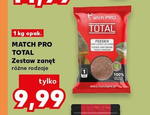 Zestaw zanęt Match Pro Total promocja w Kaufland