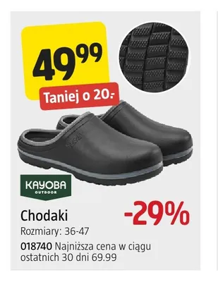 Chodaki Kayoba promocja w Jula