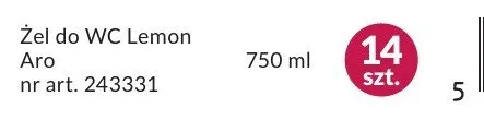 Żel do WC Lemon Aro promocja w Makro