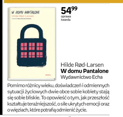 Książka W domu Pantalone Hilde Rød-Larsen promocja w Empik