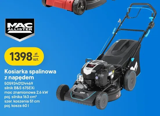 Kosiarka spalinowa z napędem Mac Allister promocja w Castorama