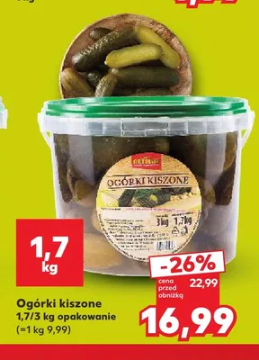 Ogórki kiszone Artman promocja w Kaufland