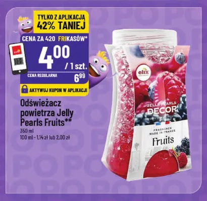 Odświeżacz powietrza Jelly Pearls Fruits Elix promocja w POLOmarket