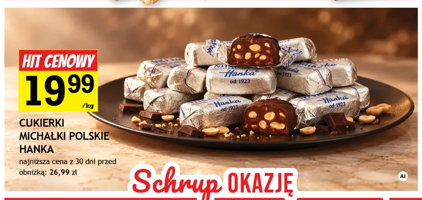 Cukierki Michałki Polskie Hanka promocja w Gram Market