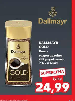 Kawa rozpuszczalna Dallmayr Gold promocja w Kaufland