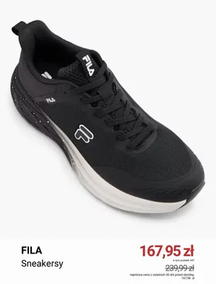 Sneakersy FILA promocja w Deichmann