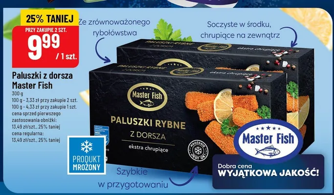 Paluszki z dorsza promocja w POLOmarket
