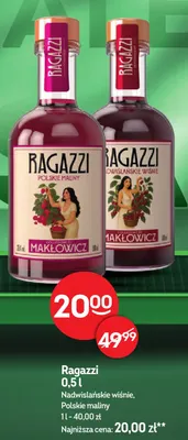 Likier Ragazzi Polskie maliny promocja w Żabka
