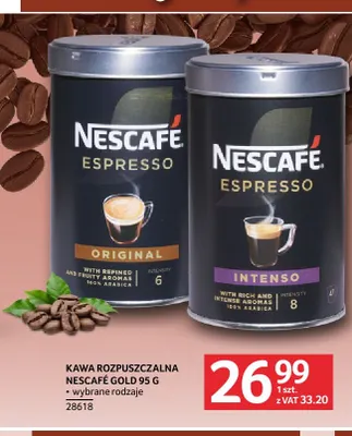 Kawa rozpuszczalna Nescafé Espresso Intenso promocja w Selgros