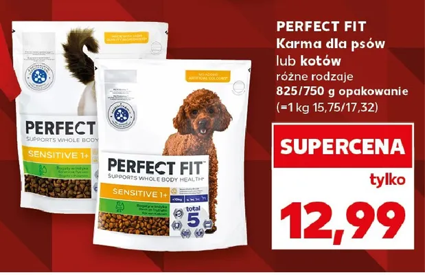 Karma dla psów Perfect Fit promocja w Kaufland
