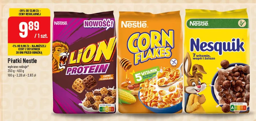 Płatki Nesquik promocja w POLOmarket