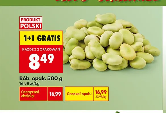 Bób promocja w Biedronka